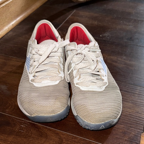 Reebok Athletic Shoes in Tan and Red - Picture 5 of 6